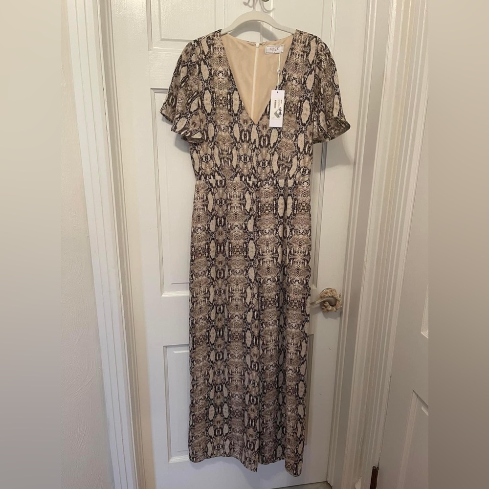 NWT sage the label jumpsuit